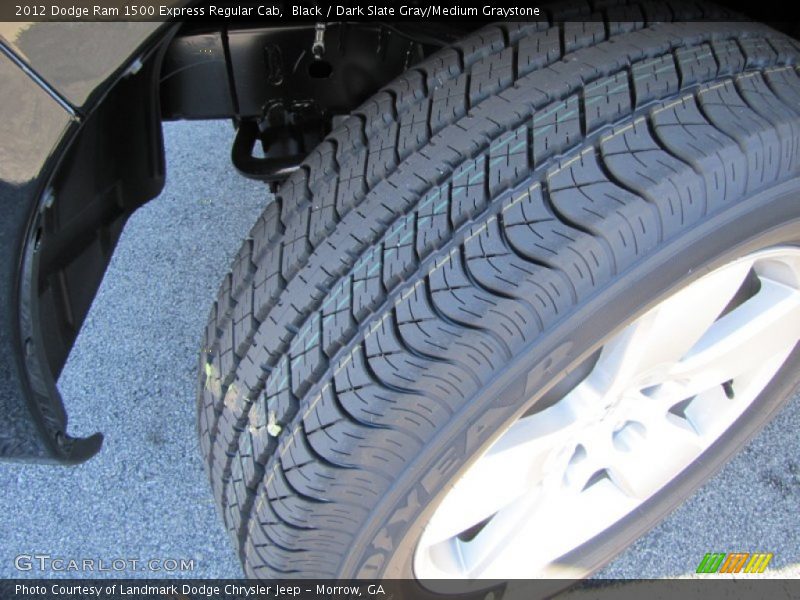 Black / Dark Slate Gray/Medium Graystone 2012 Dodge Ram 1500 Express Regular Cab