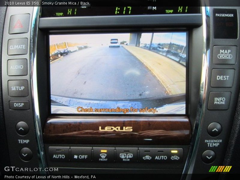Smoky Granite Mica / Black 2010 Lexus ES 350