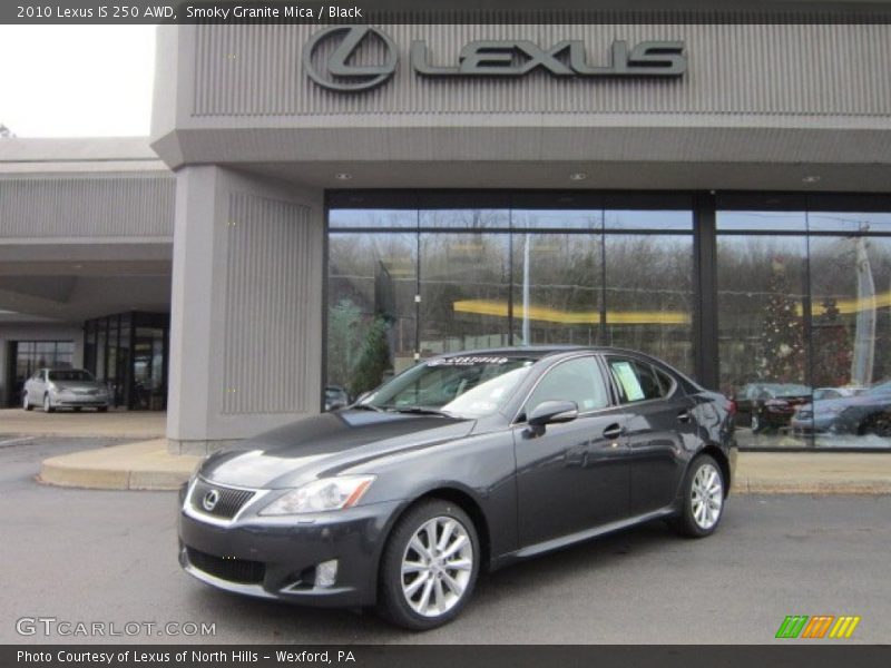 Smoky Granite Mica / Black 2010 Lexus IS 250 AWD