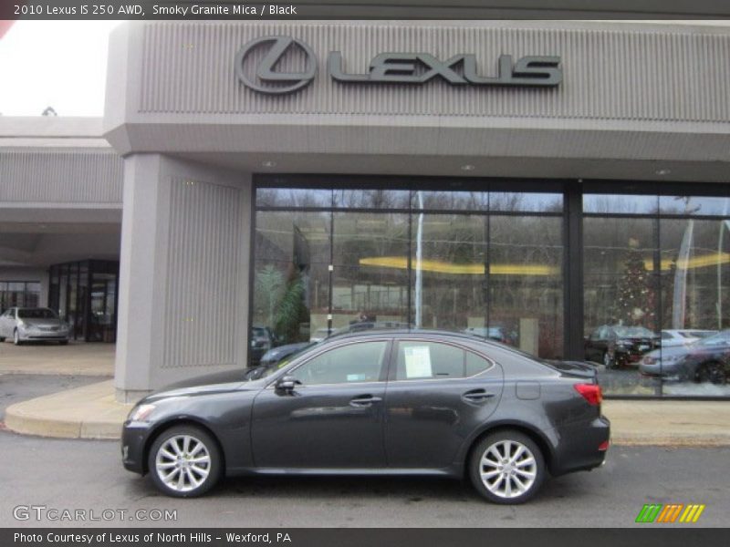 Smoky Granite Mica / Black 2010 Lexus IS 250 AWD