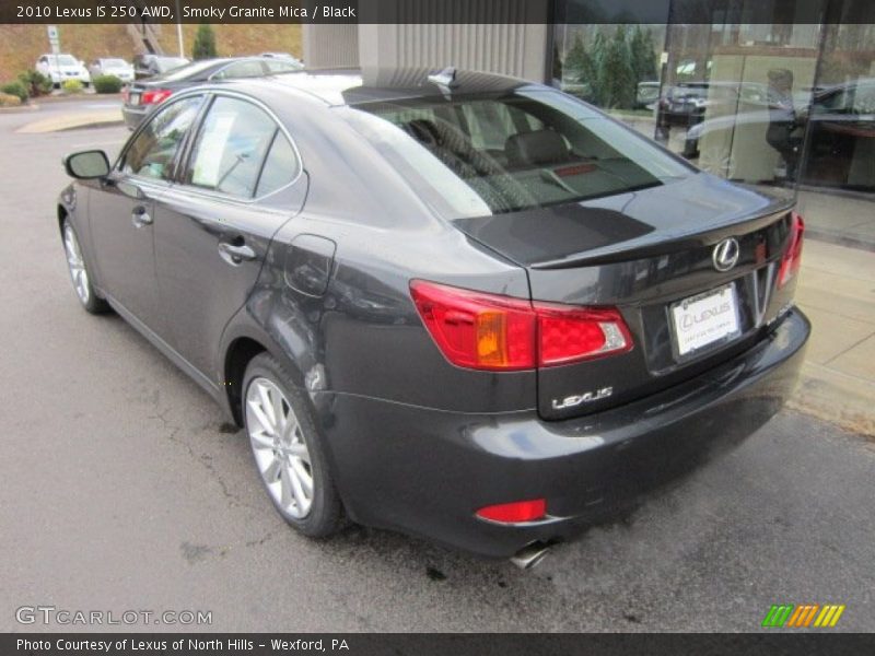 Smoky Granite Mica / Black 2010 Lexus IS 250 AWD