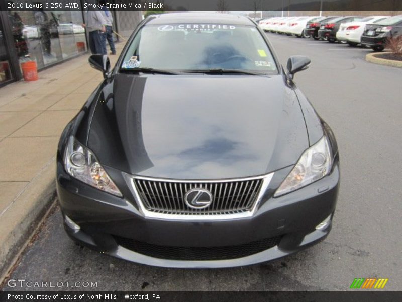 Smoky Granite Mica / Black 2010 Lexus IS 250 AWD