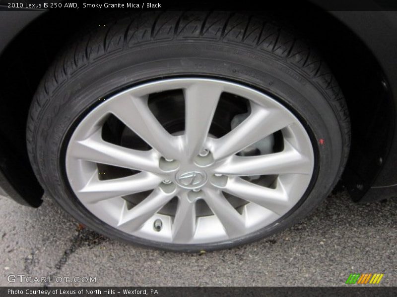 Smoky Granite Mica / Black 2010 Lexus IS 250 AWD