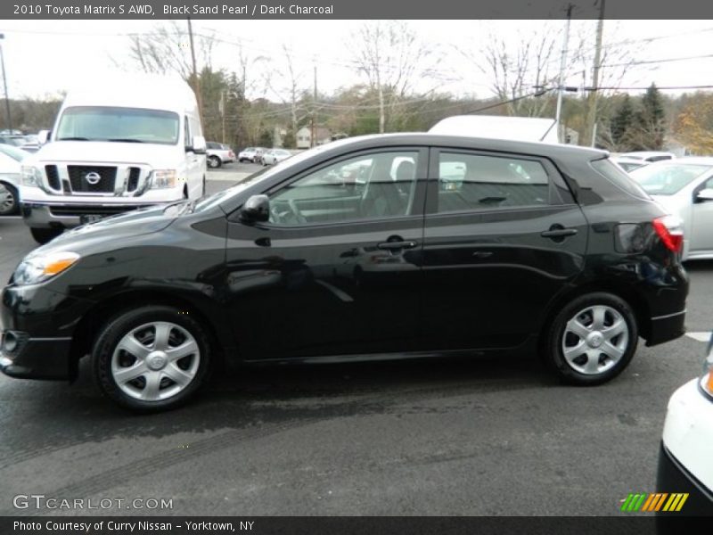Black Sand Pearl / Dark Charcoal 2010 Toyota Matrix S AWD