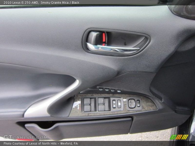 Smoky Granite Mica / Black 2010 Lexus IS 250 AWD