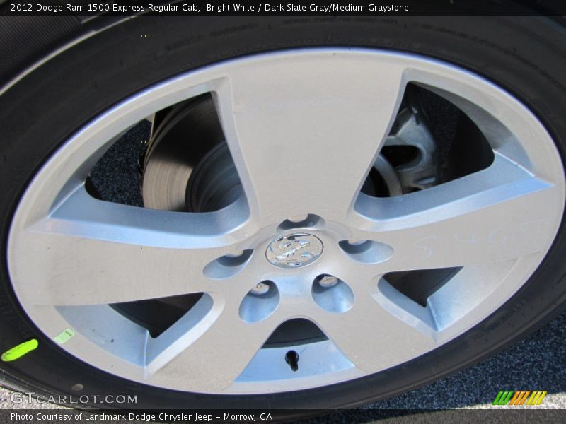 Bright White / Dark Slate Gray/Medium Graystone 2012 Dodge Ram 1500 Express Regular Cab