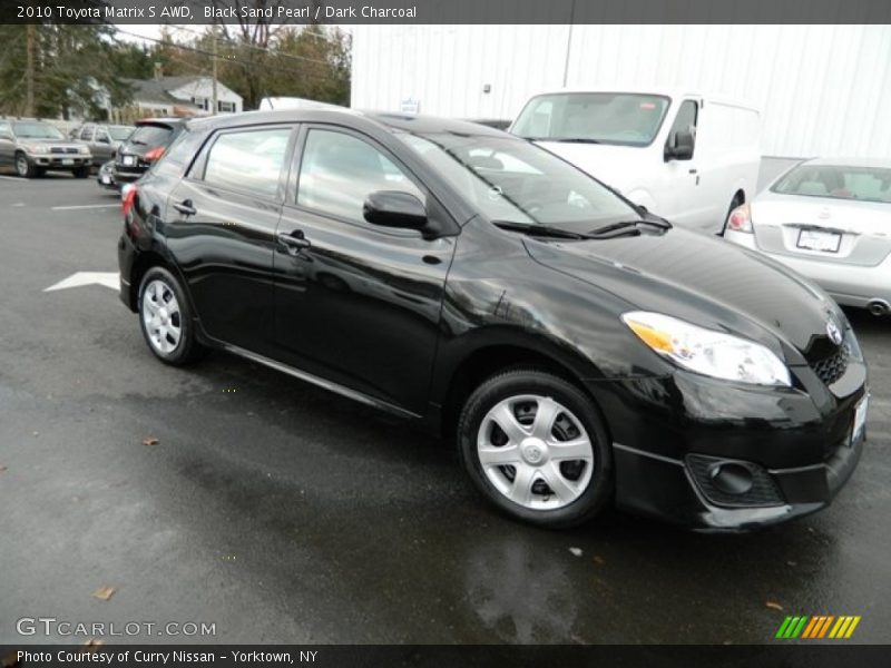 Black Sand Pearl / Dark Charcoal 2010 Toyota Matrix S AWD