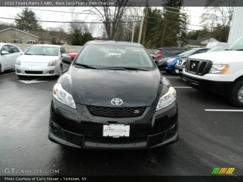 Black Sand Pearl / Dark Charcoal 2010 Toyota Matrix S AWD