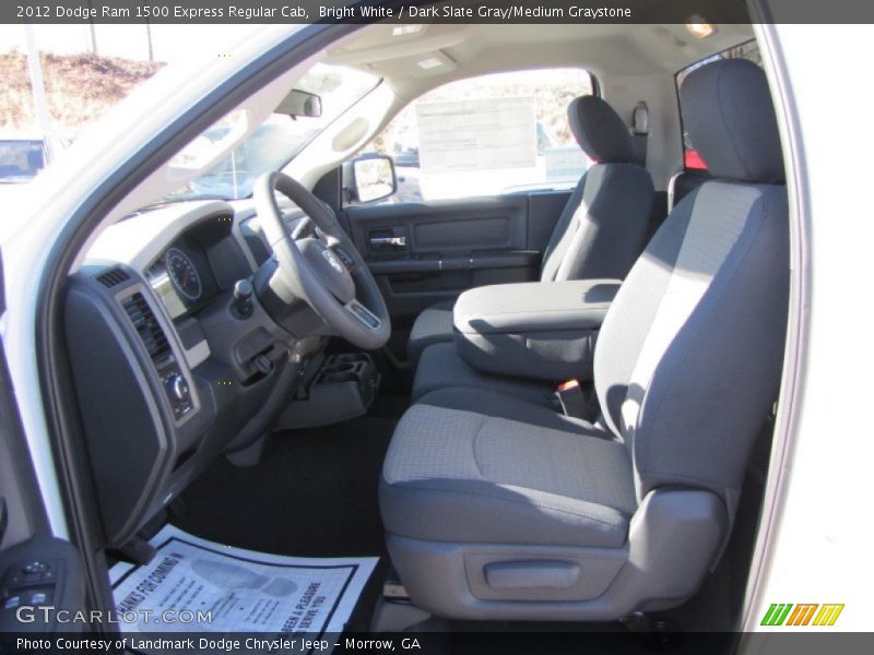Bright White / Dark Slate Gray/Medium Graystone 2012 Dodge Ram 1500 Express Regular Cab