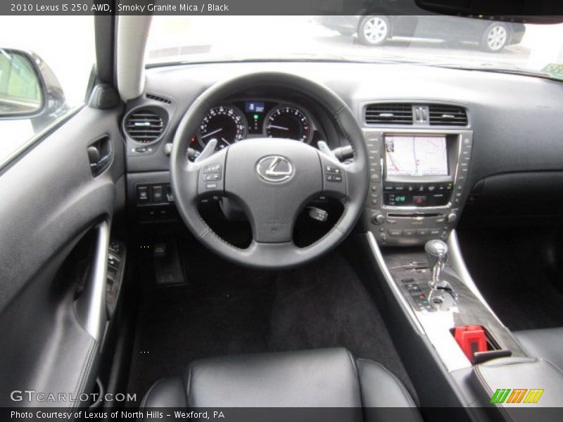 Smoky Granite Mica / Black 2010 Lexus IS 250 AWD