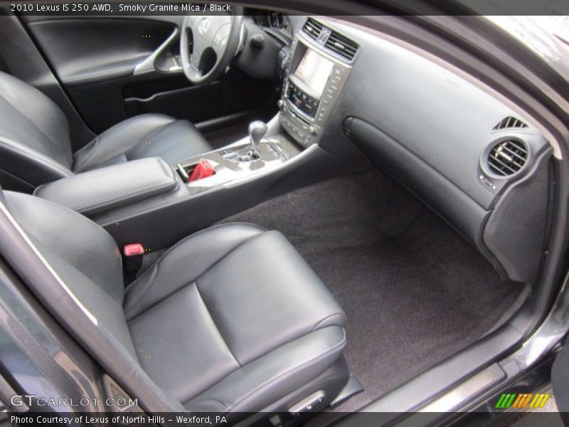 Smoky Granite Mica / Black 2010 Lexus IS 250 AWD
