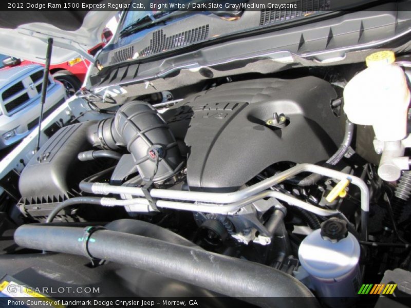 Bright White / Dark Slate Gray/Medium Graystone 2012 Dodge Ram 1500 Express Regular Cab