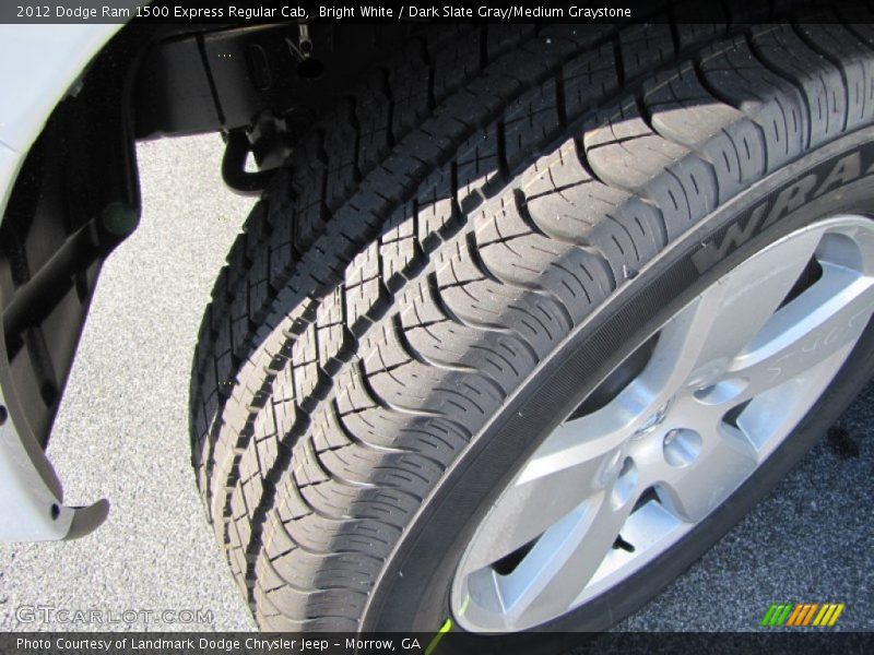Bright White / Dark Slate Gray/Medium Graystone 2012 Dodge Ram 1500 Express Regular Cab