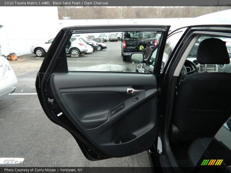 Black Sand Pearl / Dark Charcoal 2010 Toyota Matrix S AWD