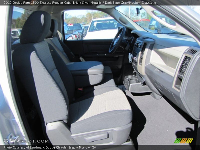 Bright Silver Metallic / Dark Slate Gray/Medium Graystone 2012 Dodge Ram 1500 Express Regular Cab