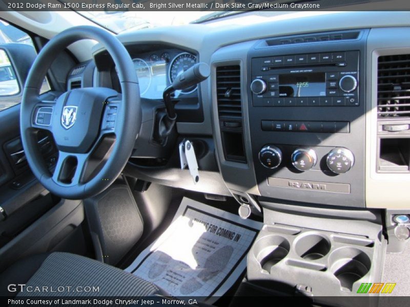 Bright Silver Metallic / Dark Slate Gray/Medium Graystone 2012 Dodge Ram 1500 Express Regular Cab