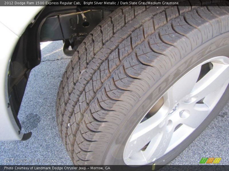 Bright Silver Metallic / Dark Slate Gray/Medium Graystone 2012 Dodge Ram 1500 Express Regular Cab