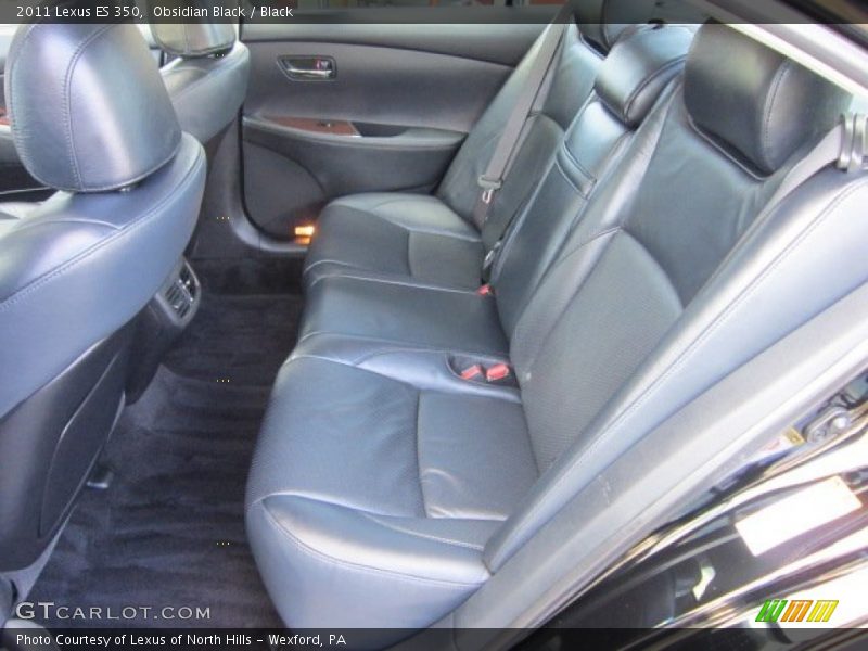 Obsidian Black / Black 2011 Lexus ES 350
