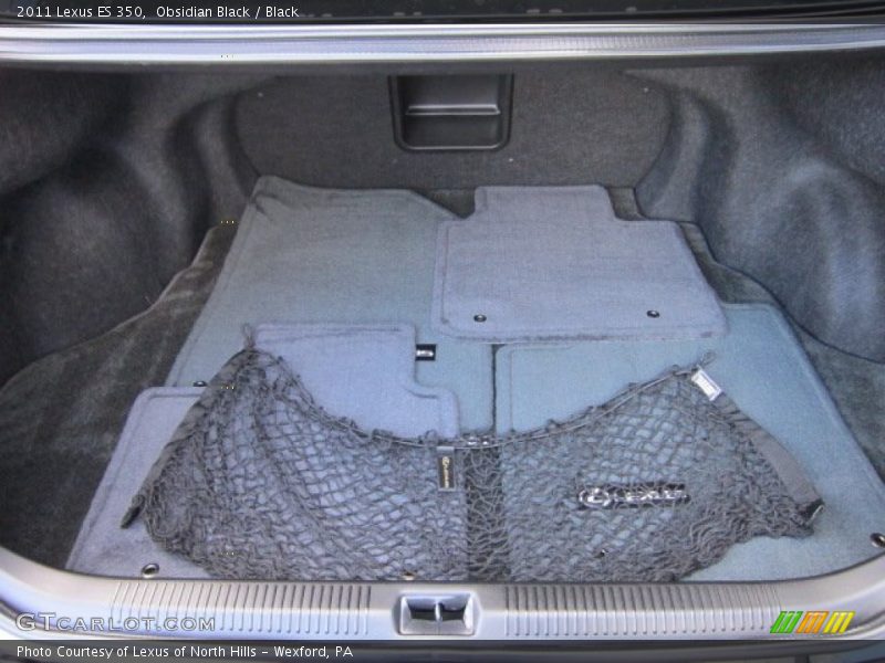Obsidian Black / Black 2011 Lexus ES 350