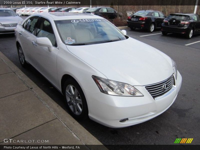Starfire Pearl White / Cashmere 2009 Lexus ES 350