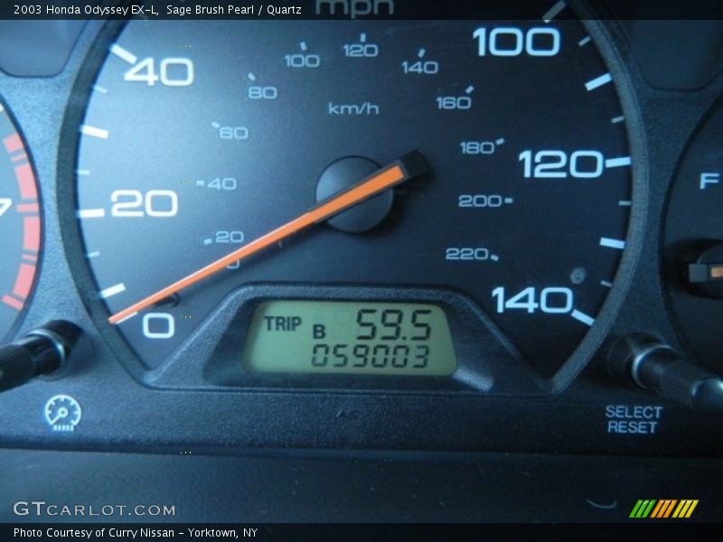 Sage Brush Pearl / Quartz 2003 Honda Odyssey EX-L