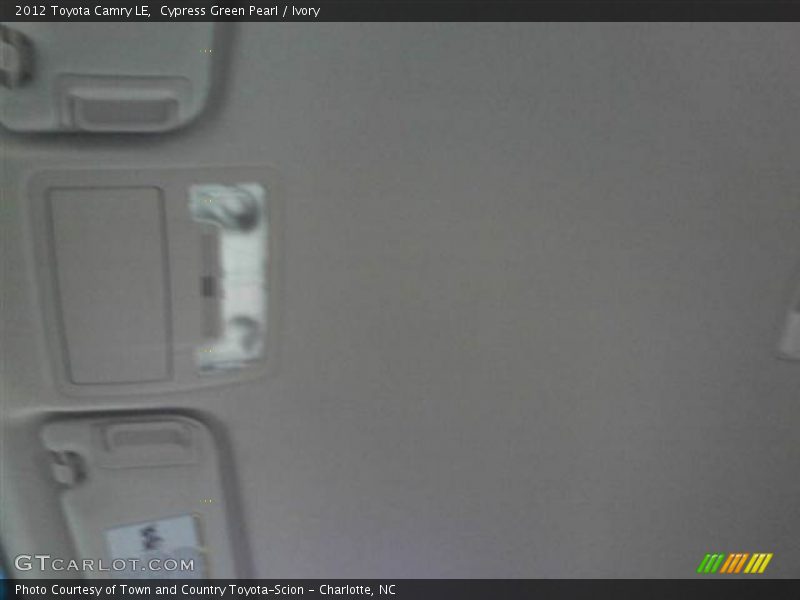 Cypress Green Pearl / Ivory 2012 Toyota Camry LE