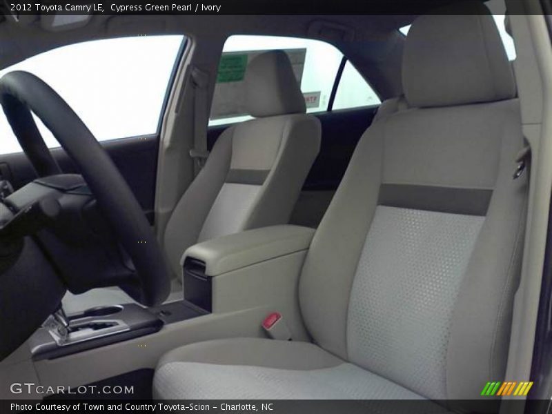 Cypress Green Pearl / Ivory 2012 Toyota Camry LE