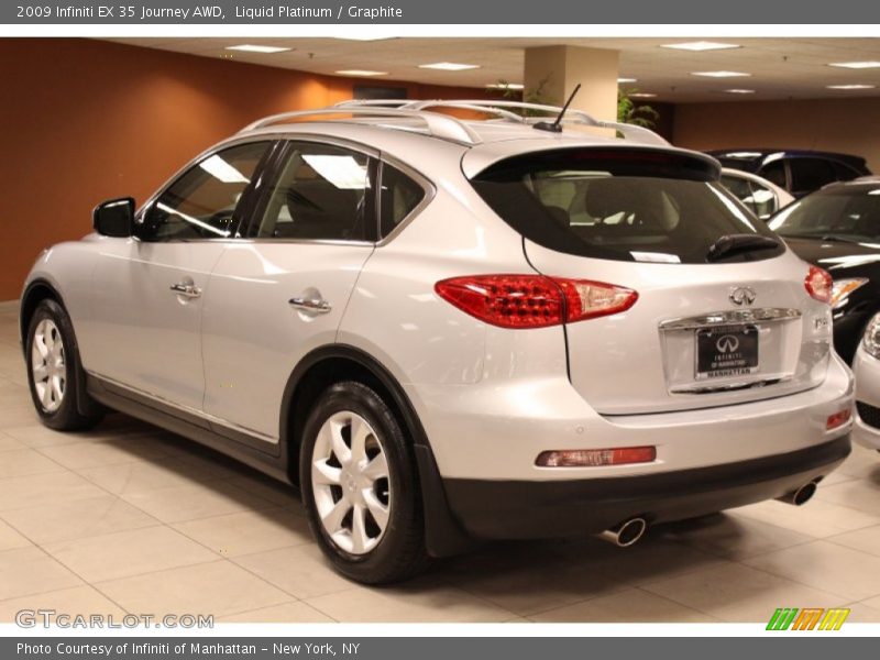 Liquid Platinum / Graphite 2009 Infiniti EX 35 Journey AWD