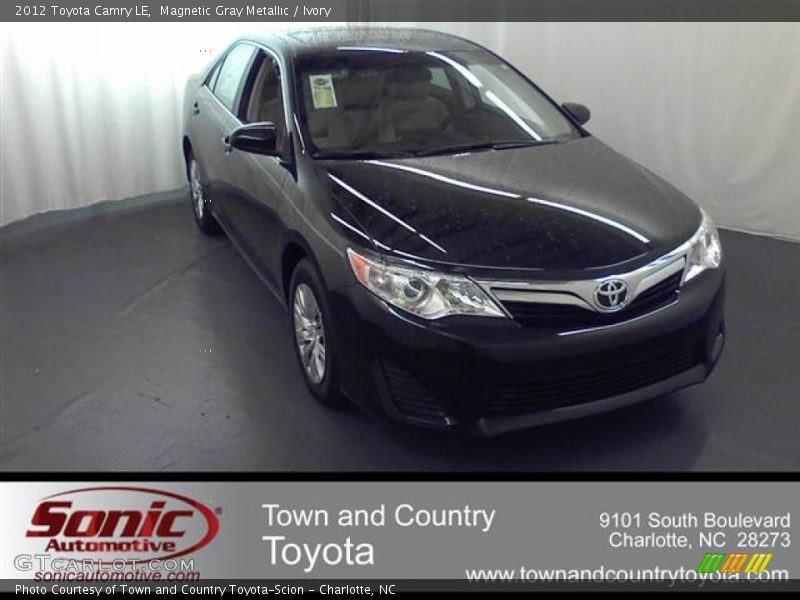 Magnetic Gray Metallic / Ivory 2012 Toyota Camry LE
