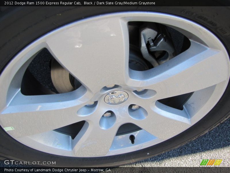 Black / Dark Slate Gray/Medium Graystone 2012 Dodge Ram 1500 Express Regular Cab