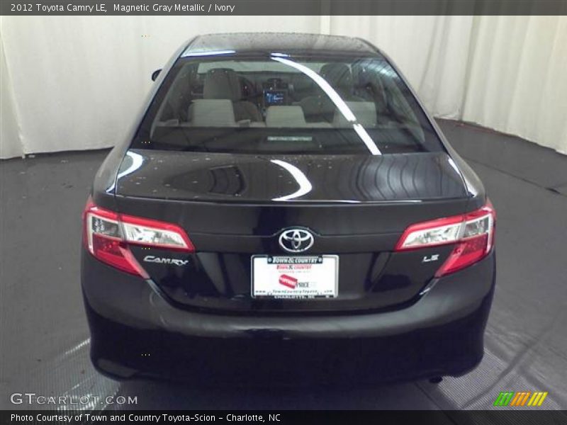 Magnetic Gray Metallic / Ivory 2012 Toyota Camry LE