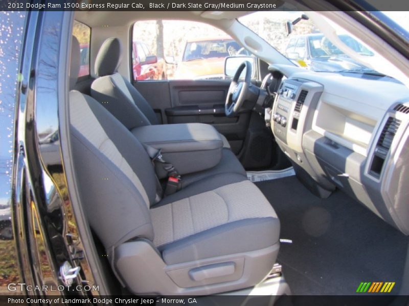 Black / Dark Slate Gray/Medium Graystone 2012 Dodge Ram 1500 Express Regular Cab