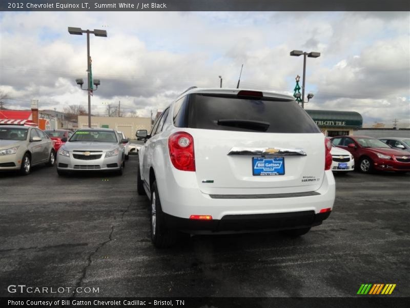 Summit White / Jet Black 2012 Chevrolet Equinox LT