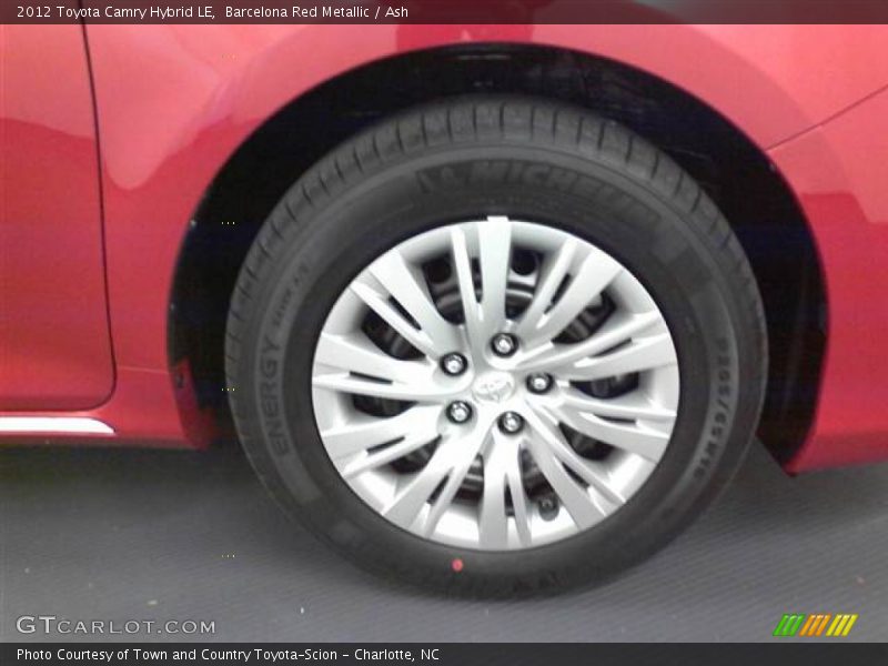 Barcelona Red Metallic / Ash 2012 Toyota Camry Hybrid LE