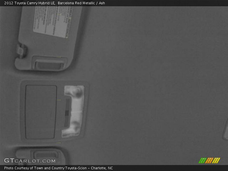 Barcelona Red Metallic / Ash 2012 Toyota Camry Hybrid LE