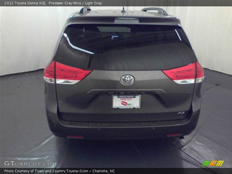 Predawn Gray Mica / Light Gray 2012 Toyota Sienna XLE