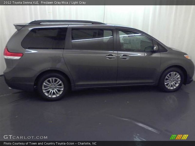 Predawn Gray Mica / Light Gray 2012 Toyota Sienna XLE