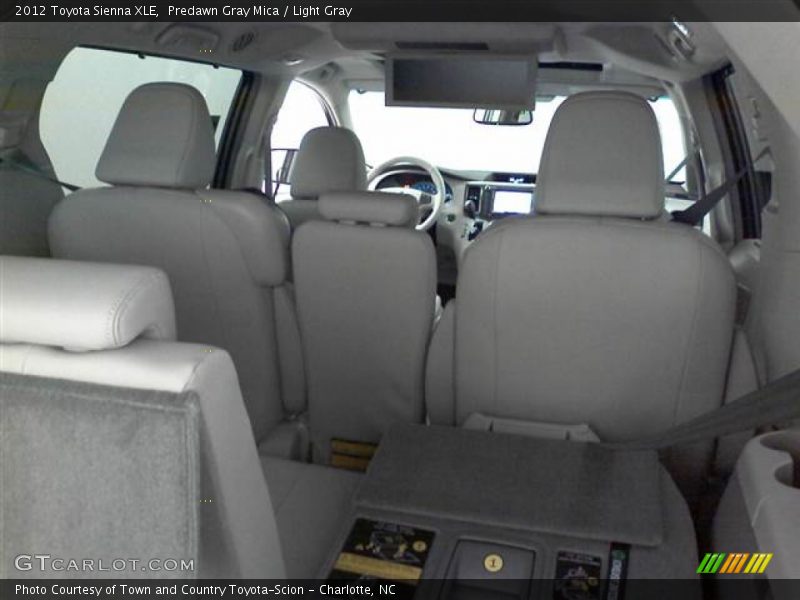 Predawn Gray Mica / Light Gray 2012 Toyota Sienna XLE