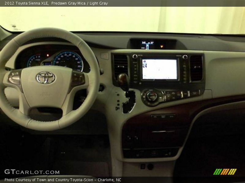 Predawn Gray Mica / Light Gray 2012 Toyota Sienna XLE