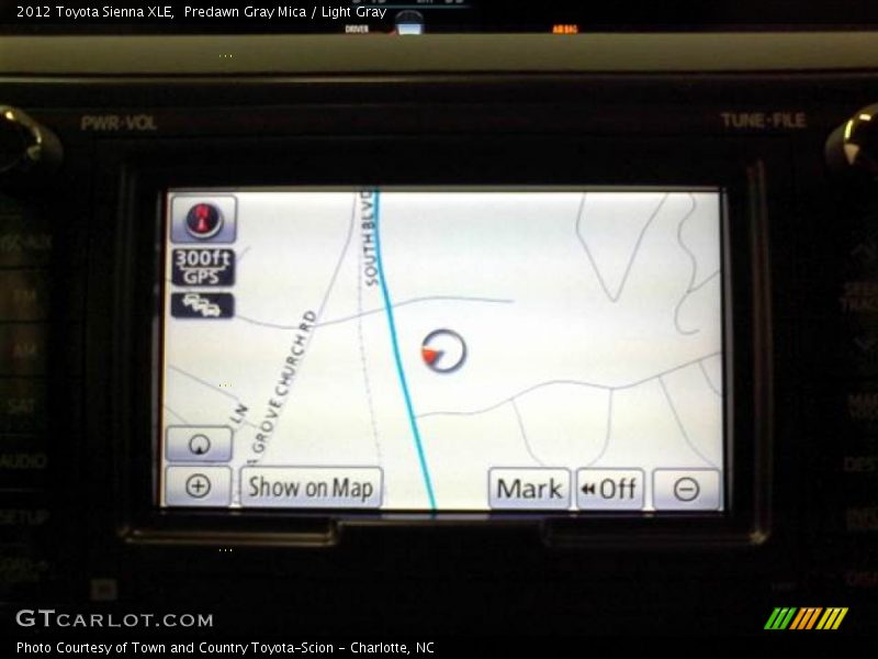 Predawn Gray Mica / Light Gray 2012 Toyota Sienna XLE