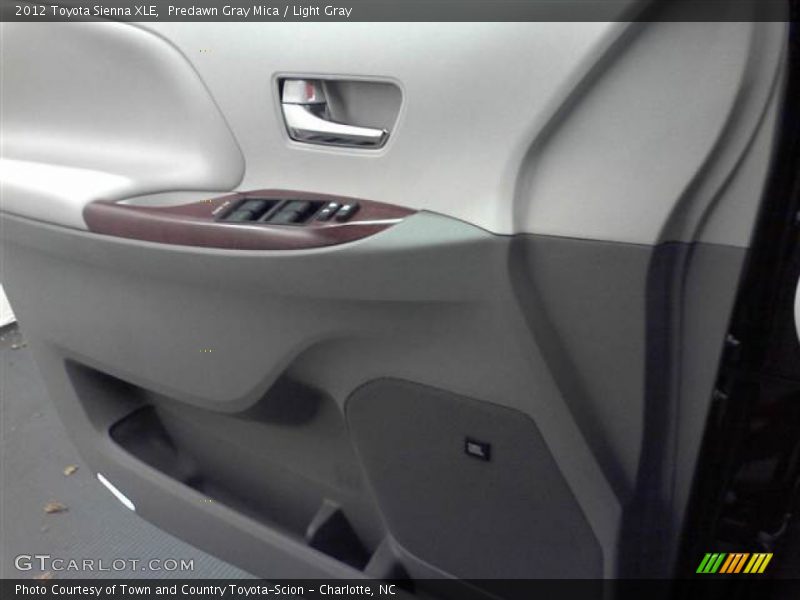 Predawn Gray Mica / Light Gray 2012 Toyota Sienna XLE