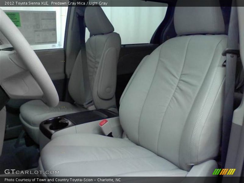 Predawn Gray Mica / Light Gray 2012 Toyota Sienna XLE