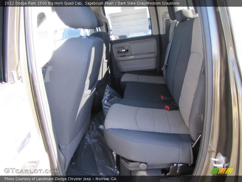 Sagebrush Pearl / Dark Slate Gray/Medium Graystone 2012 Dodge Ram 1500 Big Horn Quad Cab