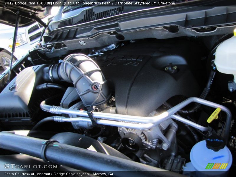 Sagebrush Pearl / Dark Slate Gray/Medium Graystone 2012 Dodge Ram 1500 Big Horn Quad Cab
