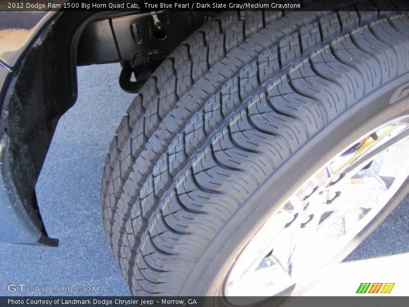 True Blue Pearl / Dark Slate Gray/Medium Graystone 2012 Dodge Ram 1500 Big Horn Quad Cab