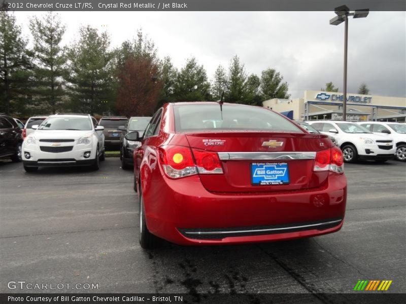 Crystal Red Metallic / Jet Black 2012 Chevrolet Cruze LT/RS