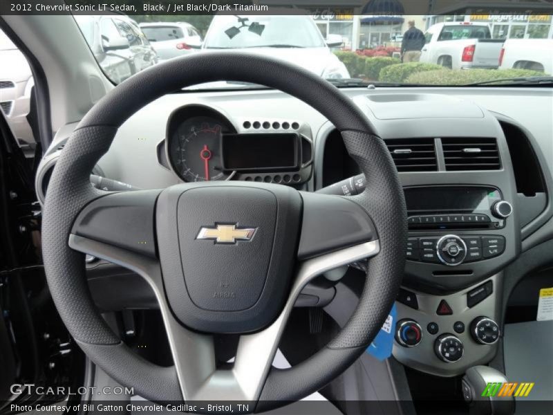 Black / Jet Black/Dark Titanium 2012 Chevrolet Sonic LT Sedan