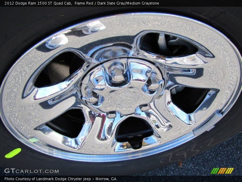 Flame Red / Dark Slate Gray/Medium Graystone 2012 Dodge Ram 1500 ST Quad Cab
