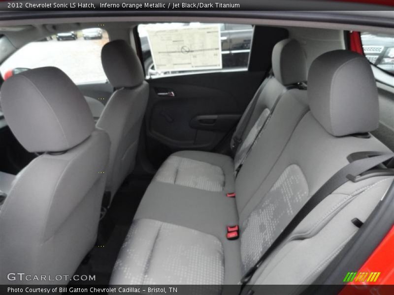 Inferno Orange Metallic / Jet Black/Dark Titanium 2012 Chevrolet Sonic LS Hatch