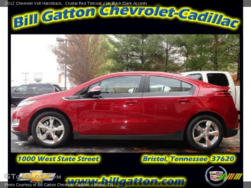 Crystal Red Tintcoat / Jet Black/Dark Accents 2012 Chevrolet Volt Hatchback